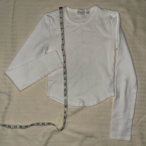 Aritzia Sunday Best Parcel Baby Waffle Long Sleeve Tee (Free with purchase)